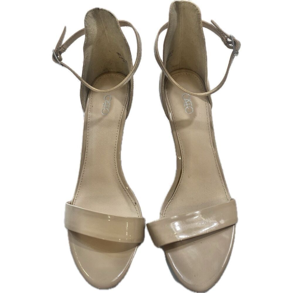 Cato Ankle Strap Stiletto Heal Beige/Nude Women's Size 9 M
